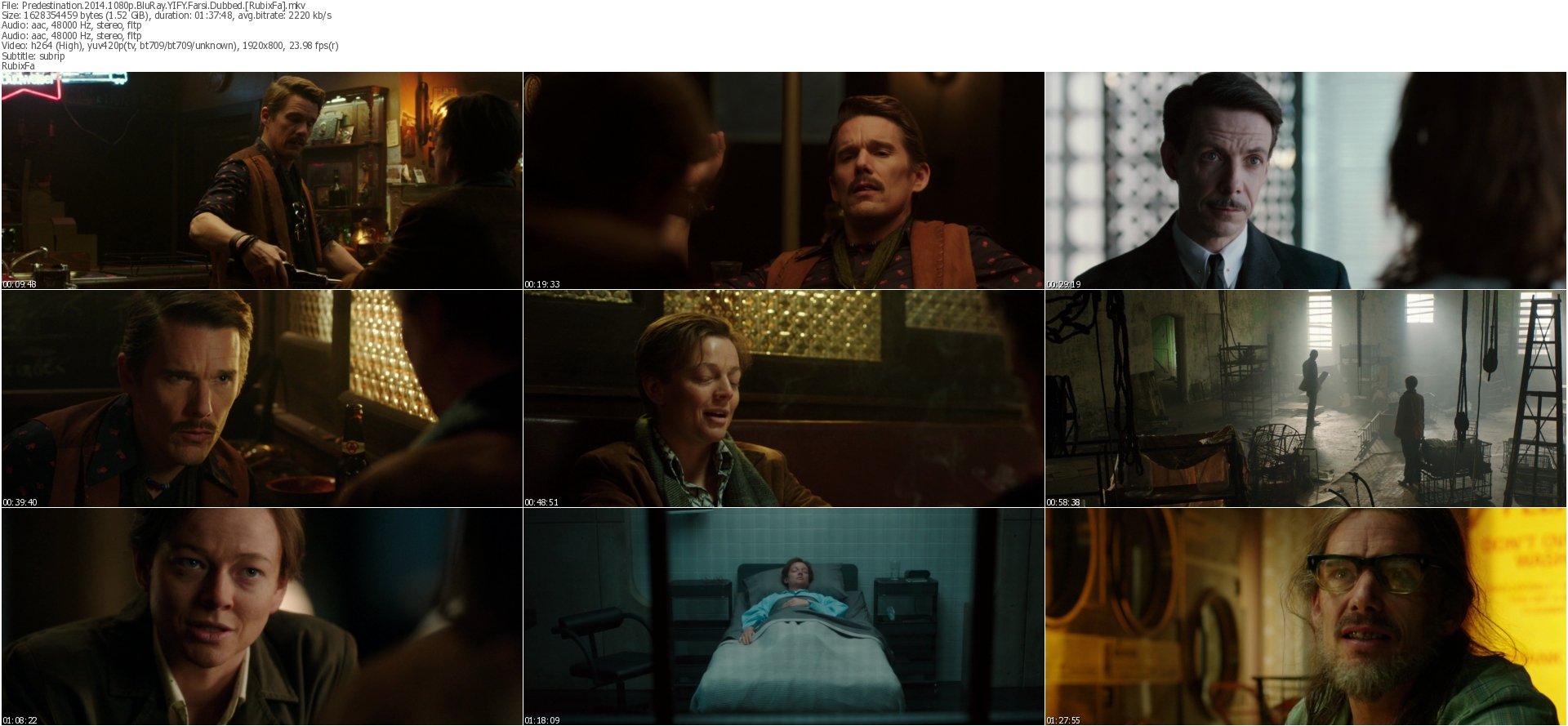 دانلود فیلم Predestination 2014 دوبله فارسی
